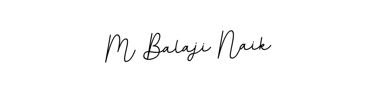 M Balaji Naik stylish signature style. Best Handwritten Sign (BallpointsItalic-DORy9) for my name. Handwritten Signature Collection Ideas for my name M Balaji Naik. M Balaji Naik signature style 11 images and pictures png