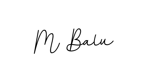 It looks lik you need a new signature style for name M Balu. Design unique handwritten (BallpointsItalic-DORy9) signature with our free signature maker in just a few clicks. M Balu signature style 11 images and pictures png