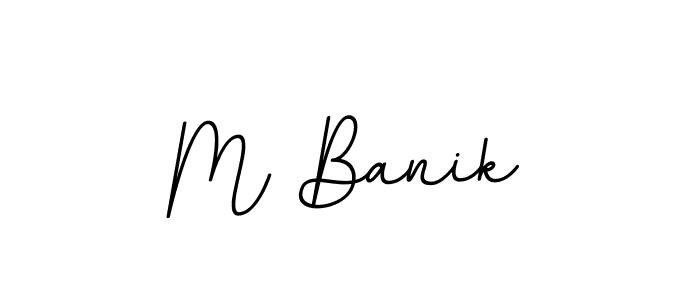 Make a beautiful signature design for name M Banik. Use this online signature maker to create a handwritten signature for free. M Banik signature style 11 images and pictures png