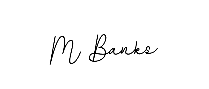 Check out images of Autograph of M Banks name. Actor M Banks Signature Style. BallpointsItalic-DORy9 is a professional sign style online. M Banks signature style 11 images and pictures png