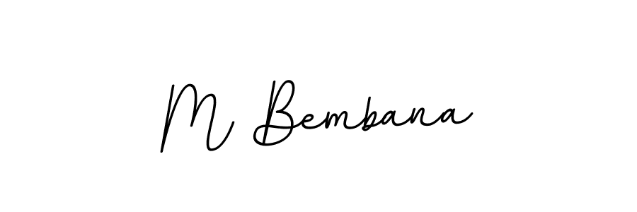 Check out images of Autograph of M Bembana name. Actor M Bembana Signature Style. BallpointsItalic-DORy9 is a professional sign style online. M Bembana signature style 11 images and pictures png