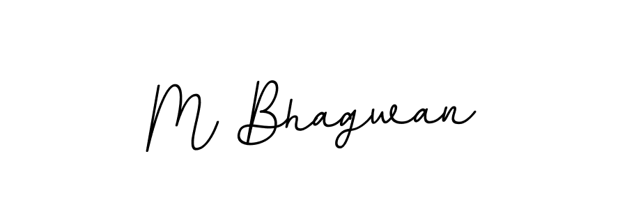 The best way (BallpointsItalic-DORy9) to make a short signature is to pick only two or three words in your name. The name M Bhagwan include a total of six letters. For converting this name. M Bhagwan signature style 11 images and pictures png