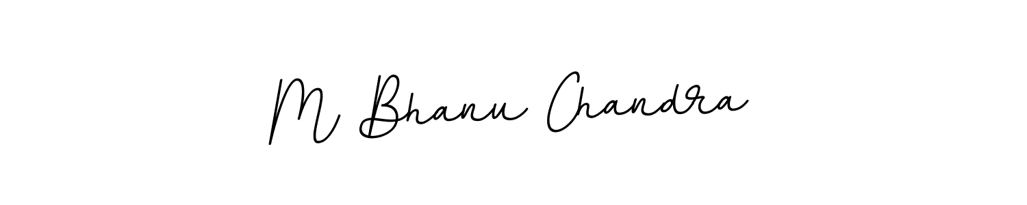 M Bhanu Chandra stylish signature style. Best Handwritten Sign (BallpointsItalic-DORy9) for my name. Handwritten Signature Collection Ideas for my name M Bhanu Chandra. M Bhanu Chandra signature style 11 images and pictures png