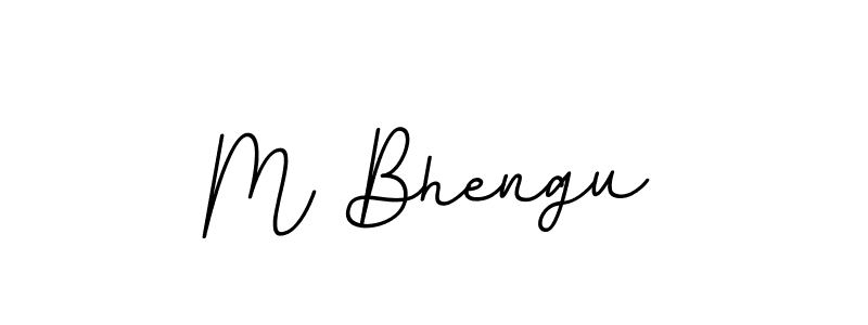 You should practise on your own different ways (BallpointsItalic-DORy9) to write your name (M Bhengu) in signature. don't let someone else do it for you. M Bhengu signature style 11 images and pictures png