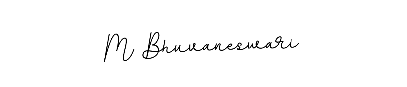 if you are searching for the best signature style for your name M Bhuvaneswari. so please give up your signature search. here we have designed multiple signature styles  using BallpointsItalic-DORy9. M Bhuvaneswari signature style 11 images and pictures png