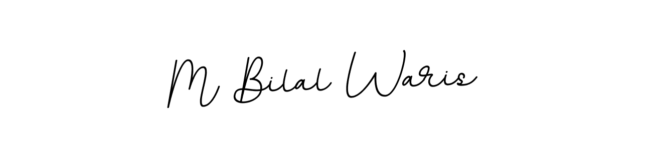 BallpointsItalic-DORy9 is a professional signature style that is perfect for those who want to add a touch of class to their signature. It is also a great choice for those who want to make their signature more unique. Get M Bilal Waris name to fancy signature for free. M Bilal Waris signature style 11 images and pictures png