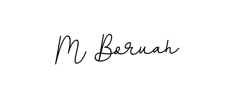 This is the best signature style for the M Boruah name. Also you like these signature font (BallpointsItalic-DORy9). Mix name signature. M Boruah signature style 11 images and pictures png