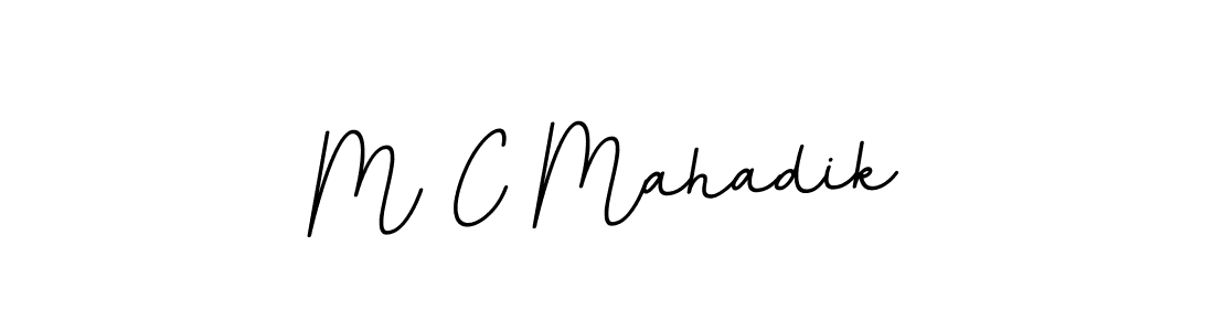 How to make M C Mahadik signature? BallpointsItalic-DORy9 is a professional autograph style. Create handwritten signature for M C Mahadik name. M C Mahadik signature style 11 images and pictures png