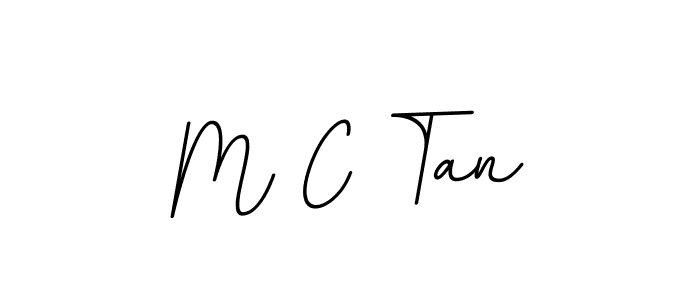 Also You can easily find your signature by using the search form. We will create M C Tan name handwritten signature images for you free of cost using BallpointsItalic-DORy9 sign style. M C Tan signature style 11 images and pictures png