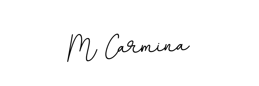 The best way (BallpointsItalic-DORy9) to make a short signature is to pick only two or three words in your name. The name M Carmina include a total of six letters. For converting this name. M Carmina signature style 11 images and pictures png