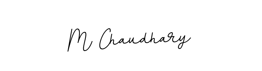 You should practise on your own different ways (BallpointsItalic-DORy9) to write your name (M Chaudhary) in signature. don't let someone else do it for you. M Chaudhary signature style 11 images and pictures png