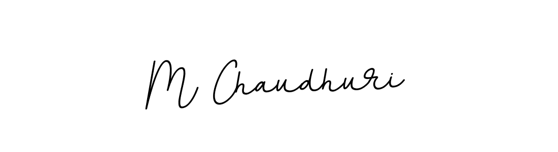 The best way (BallpointsItalic-DORy9) to make a short signature is to pick only two or three words in your name. The name M Chaudhuri include a total of six letters. For converting this name. M Chaudhuri signature style 11 images and pictures png