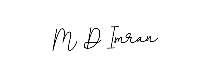 Design your own signature with our free online signature maker. With this signature software, you can create a handwritten (BallpointsItalic-DORy9) signature for name M D Imran. M D Imran signature style 11 images and pictures png