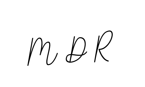 The best way (BallpointsItalic-DORy9) to make a short signature is to pick only two or three words in your name. The name M D R include a total of six letters. For converting this name. M D R signature style 11 images and pictures png