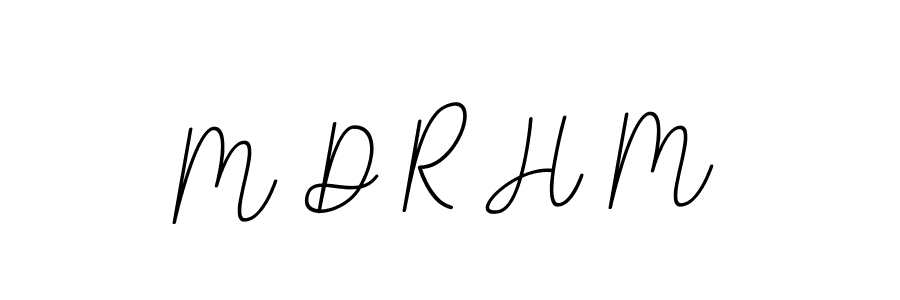 Design your own signature with our free online signature maker. With this signature software, you can create a handwritten (BallpointsItalic-DORy9) signature for name M D R H M. M D R H M signature style 11 images and pictures png