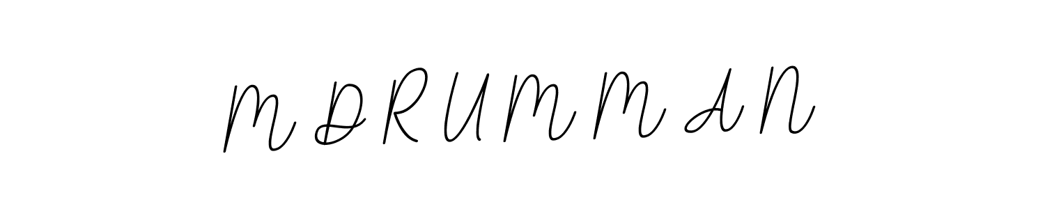 How to make M D R U M M A N signature? BallpointsItalic-DORy9 is a professional autograph style. Create handwritten signature for M D R U M M A N name. M D R U M M A N signature style 11 images and pictures png