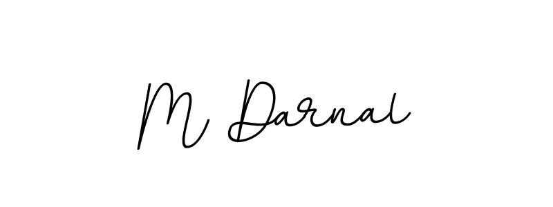 Make a beautiful signature design for name M Darnal. With this signature (BallpointsItalic-DORy9) style, you can create a handwritten signature for free. M Darnal signature style 11 images and pictures png
