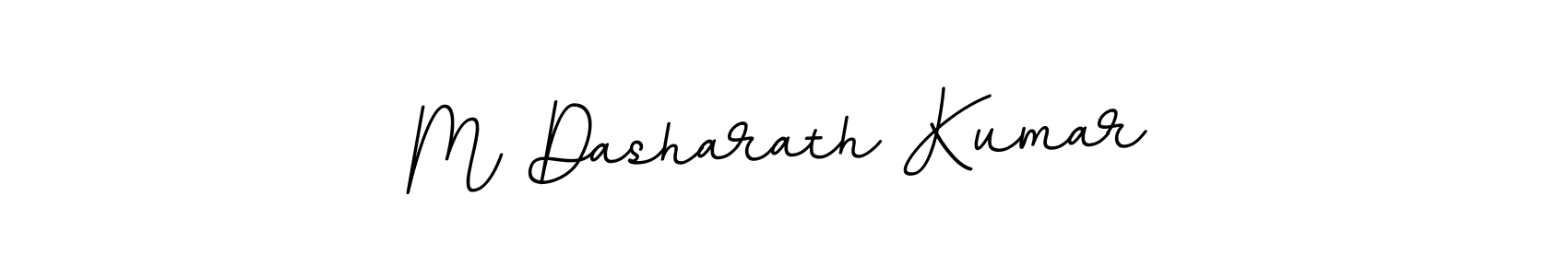 Make a beautiful signature design for name M Dasharath Kumar. With this signature (BallpointsItalic-DORy9) style, you can create a handwritten signature for free. M Dasharath Kumar signature style 11 images and pictures png