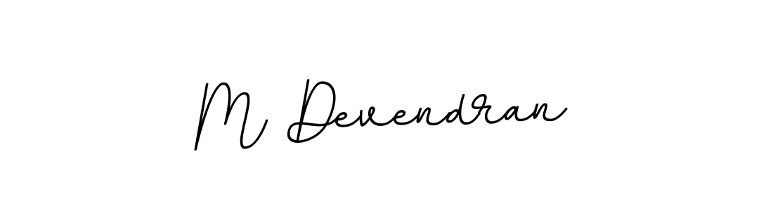 You should practise on your own different ways (BallpointsItalic-DORy9) to write your name (M Devendran) in signature. don't let someone else do it for you. M Devendran signature style 11 images and pictures png