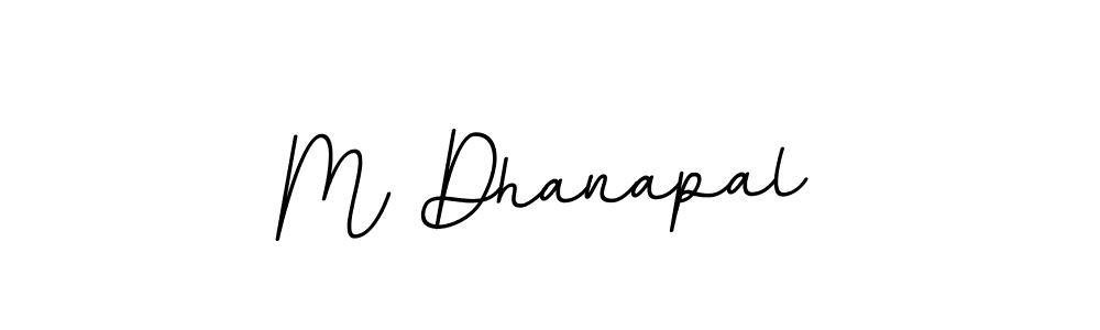 The best way (BallpointsItalic-DORy9) to make a short signature is to pick only two or three words in your name. The name M Dhanapal include a total of six letters. For converting this name. M Dhanapal signature style 11 images and pictures png