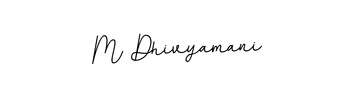 if you are searching for the best signature style for your name M Dhivyamani. so please give up your signature search. here we have designed multiple signature styles  using BallpointsItalic-DORy9. M Dhivyamani signature style 11 images and pictures png