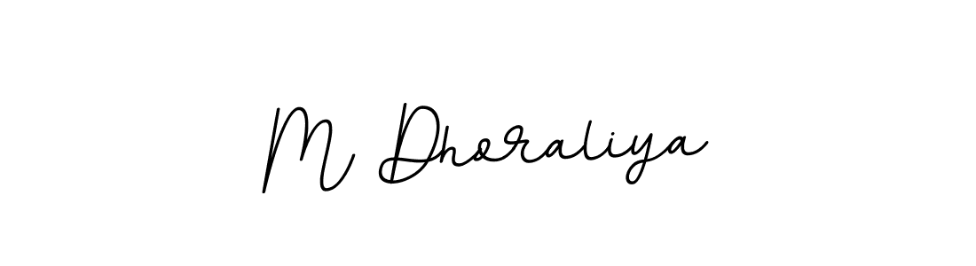 Also we have M Dhoraliya name is the best signature style. Create professional handwritten signature collection using BallpointsItalic-DORy9 autograph style. M Dhoraliya signature style 11 images and pictures png