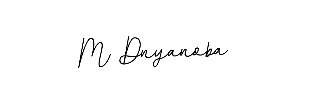 Make a beautiful signature design for name M Dnyanoba. With this signature (BallpointsItalic-DORy9) style, you can create a handwritten signature for free. M Dnyanoba signature style 11 images and pictures png