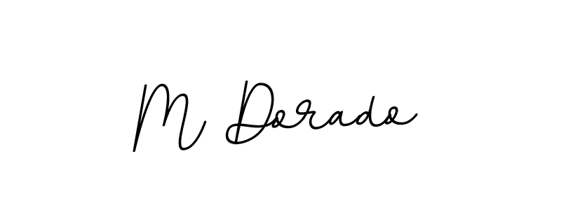 Make a beautiful signature design for name M Dorado. With this signature (BallpointsItalic-DORy9) style, you can create a handwritten signature for free. M Dorado signature style 11 images and pictures png