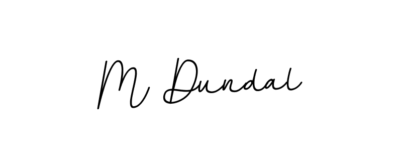 Also we have M Dundal name is the best signature style. Create professional handwritten signature collection using BallpointsItalic-DORy9 autograph style. M Dundal signature style 11 images and pictures png
