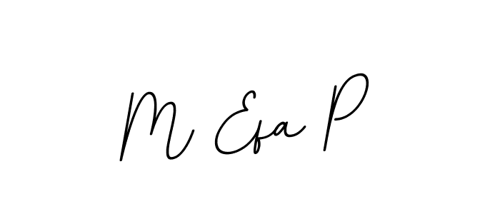 Create a beautiful signature design for name M Efa P. With this signature (BallpointsItalic-DORy9) fonts, you can make a handwritten signature for free. M Efa P signature style 11 images and pictures png