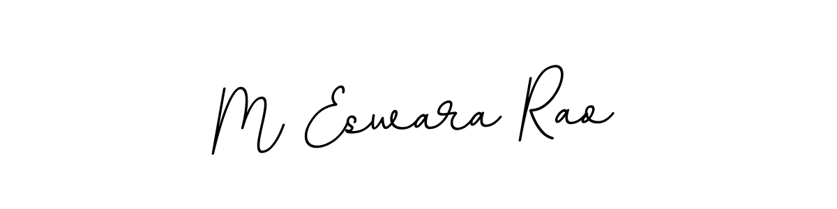 This is the best signature style for the M Eswara Rao name. Also you like these signature font (BallpointsItalic-DORy9). Mix name signature. M Eswara Rao signature style 11 images and pictures png
