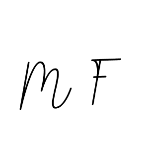 How to make M F signature? BallpointsItalic-DORy9 is a professional autograph style. Create handwritten signature for M F name. M F signature style 11 images and pictures png