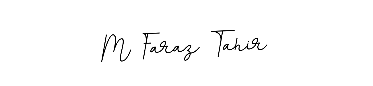 The best way (BallpointsItalic-DORy9) to make a short signature is to pick only two or three words in your name. The name M Faraz Tahir include a total of six letters. For converting this name. M Faraz Tahir signature style 11 images and pictures png