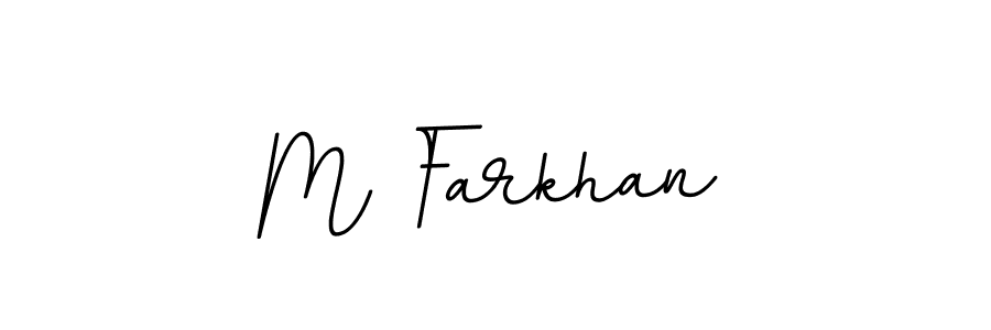 M Farkhan stylish signature style. Best Handwritten Sign (BallpointsItalic-DORy9) for my name. Handwritten Signature Collection Ideas for my name M Farkhan. M Farkhan signature style 11 images and pictures png