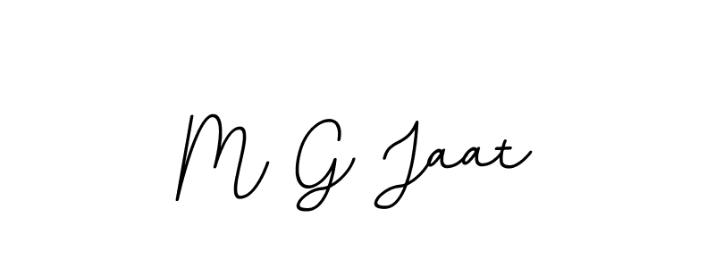 M G Jaat stylish signature style. Best Handwritten Sign (BallpointsItalic-DORy9) for my name. Handwritten Signature Collection Ideas for my name M G Jaat. M G Jaat signature style 11 images and pictures png