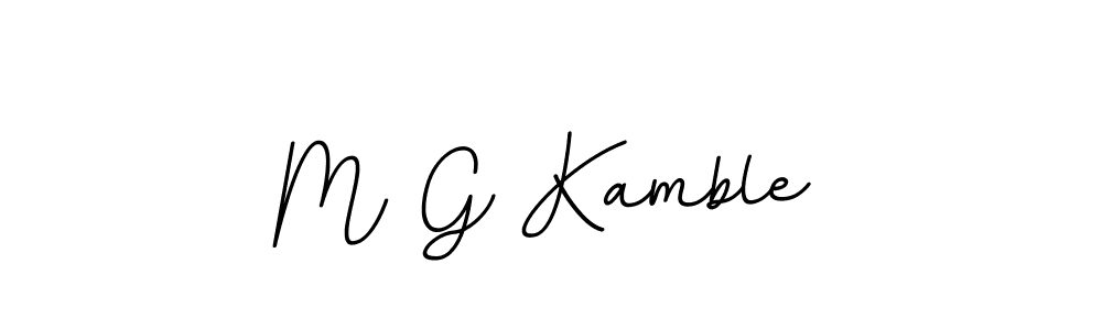 BallpointsItalic-DORy9 is a professional signature style that is perfect for those who want to add a touch of class to their signature. It is also a great choice for those who want to make their signature more unique. Get M G Kamble name to fancy signature for free. M G Kamble signature style 11 images and pictures png