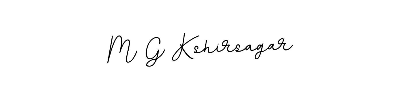 Create a beautiful signature design for name M G Kshirsagar. With this signature (BallpointsItalic-DORy9) fonts, you can make a handwritten signature for free. M G Kshirsagar signature style 11 images and pictures png