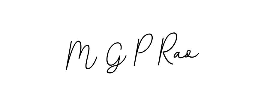 Use a signature maker to create a handwritten signature online. With this signature software, you can design (BallpointsItalic-DORy9) your own signature for name M G P Rao. M G P Rao signature style 11 images and pictures png