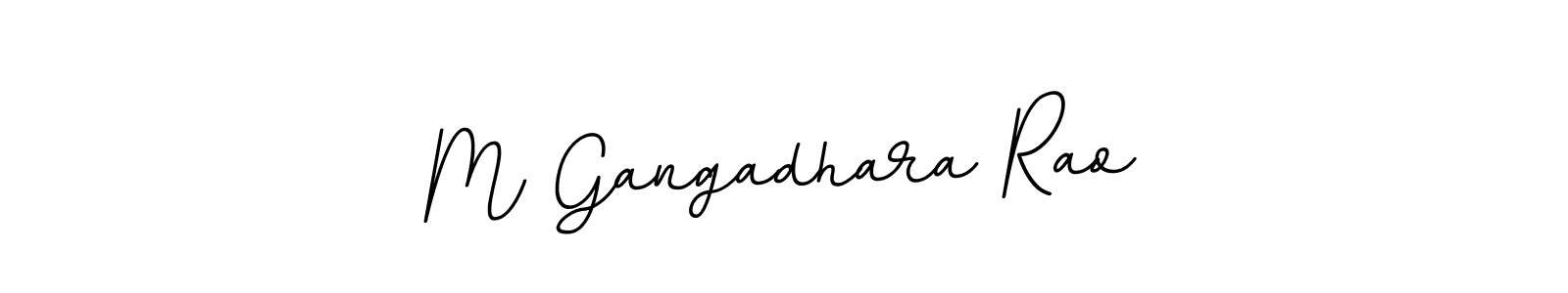 Create a beautiful signature design for name M Gangadhara Rao. With this signature (BallpointsItalic-DORy9) fonts, you can make a handwritten signature for free. M Gangadhara Rao signature style 11 images and pictures png