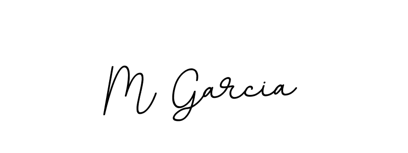 You should practise on your own different ways (BallpointsItalic-DORy9) to write your name (M Garcia) in signature. don't let someone else do it for you. M Garcia signature style 11 images and pictures png