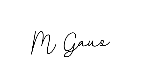 Design your own signature with our free online signature maker. With this signature software, you can create a handwritten (BallpointsItalic-DORy9) signature for name M Gaus. M Gaus signature style 11 images and pictures png