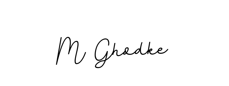 How to make M Ghodke signature? BallpointsItalic-DORy9 is a professional autograph style. Create handwritten signature for M Ghodke name. M Ghodke signature style 11 images and pictures png