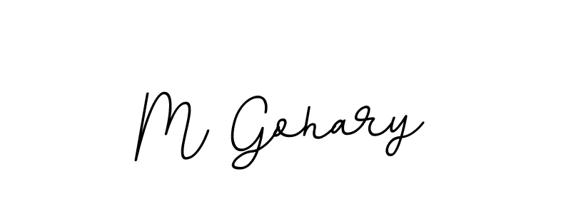 Create a beautiful signature design for name M Gohary. With this signature (BallpointsItalic-DORy9) fonts, you can make a handwritten signature for free. M Gohary signature style 11 images and pictures png