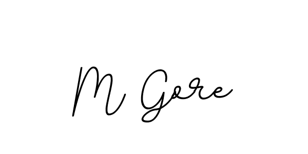 Also we have M Gore name is the best signature style. Create professional handwritten signature collection using BallpointsItalic-DORy9 autograph style. M Gore signature style 11 images and pictures png