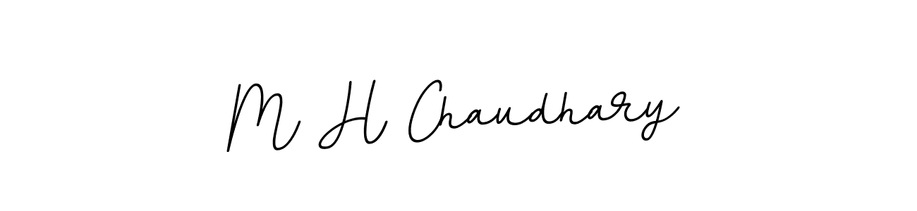 Make a beautiful signature design for name M H Chaudhary. Use this online signature maker to create a handwritten signature for free. M H Chaudhary signature style 11 images and pictures png