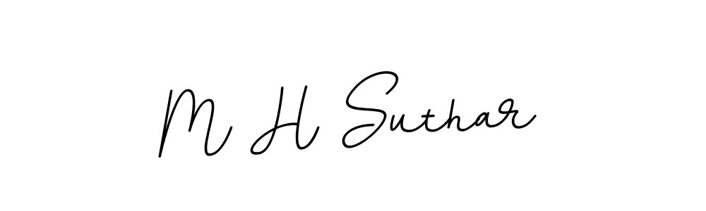 BallpointsItalic-DORy9 is a professional signature style that is perfect for those who want to add a touch of class to their signature. It is also a great choice for those who want to make their signature more unique. Get M H Suthar name to fancy signature for free. M H Suthar signature style 11 images and pictures png