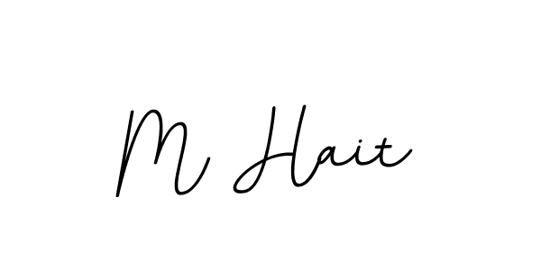 BallpointsItalic-DORy9 is a professional signature style that is perfect for those who want to add a touch of class to their signature. It is also a great choice for those who want to make their signature more unique. Get M Hait name to fancy signature for free. M Hait signature style 11 images and pictures png