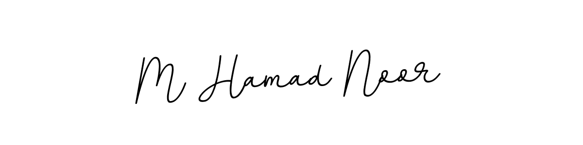 Design your own signature with our free online signature maker. With this signature software, you can create a handwritten (BallpointsItalic-DORy9) signature for name M Hamad Noor. M Hamad Noor signature style 11 images and pictures png