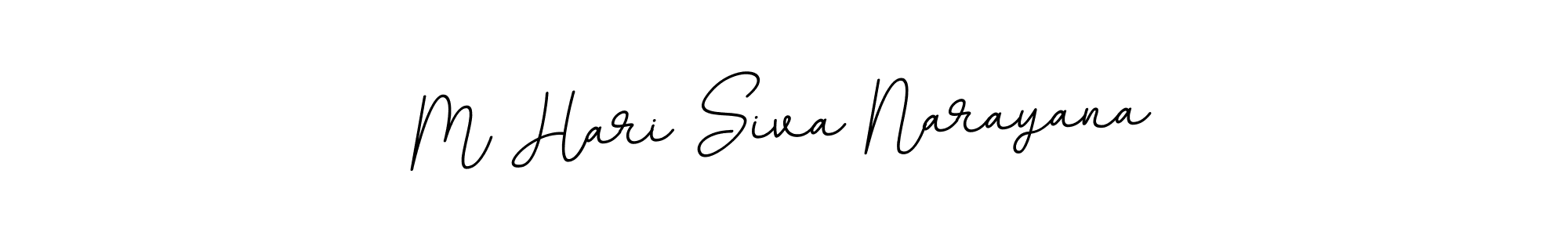 BallpointsItalic-DORy9 is a professional signature style that is perfect for those who want to add a touch of class to their signature. It is also a great choice for those who want to make their signature more unique. Get M Hari Siva Narayana name to fancy signature for free. M Hari Siva Narayana signature style 11 images and pictures png
