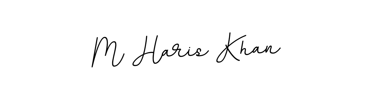 M Haris Khan stylish signature style. Best Handwritten Sign (BallpointsItalic-DORy9) for my name. Handwritten Signature Collection Ideas for my name M Haris Khan. M Haris Khan signature style 11 images and pictures png